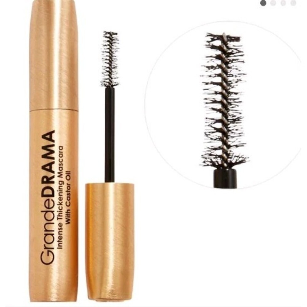 SEALED Grande Cosmetics Grande Drama Intense Thickening Mascara w/Castor Oil